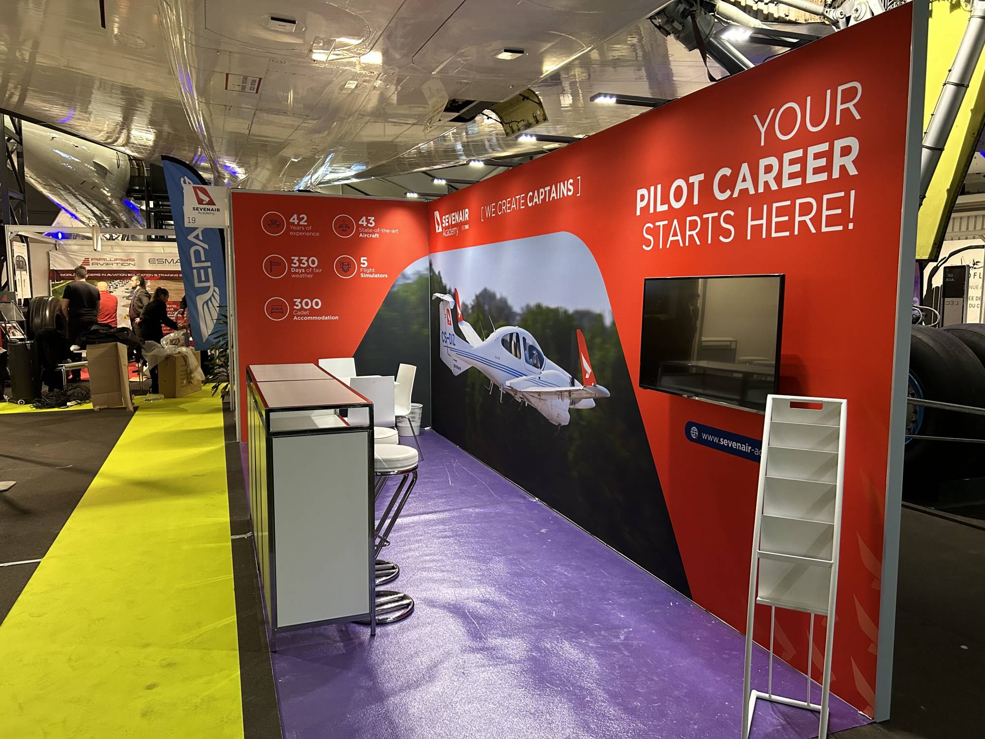 Création de Stand avec impression  pour évènement professionnel en Seine Saint Denis 93